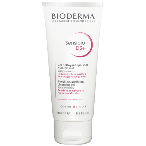 Bioderma Sensibio DS+ Gel Moussant Καθαριστικό Τζελ Κατά της Ερυθρότητας & της Ξηροδερμίας 200ml